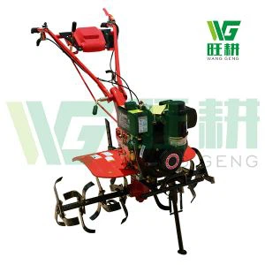 Chongqing Manwal Start Power Tiller Weeder Tagħmir b'4HP Famuż Brand Diesel Engine